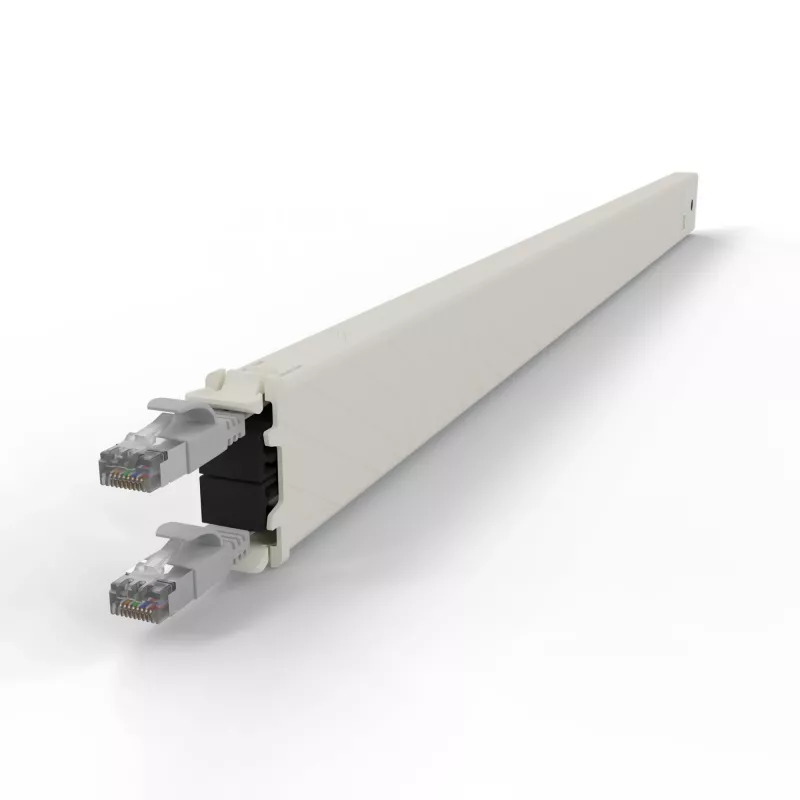 Verkkokaapeli PATCHBOX CONE30STPSL RJ-45 Cat6a 1,8 m harmaa