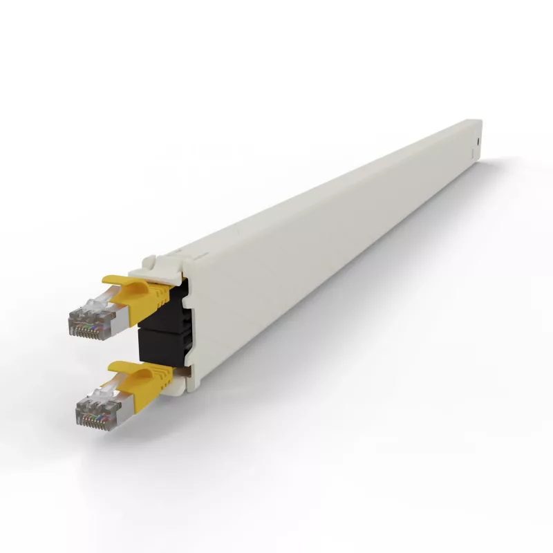 Verkkokaapeli PATCHBOX CONE30STPYL RJ-45 Cat6a 1,8 m keltainen