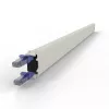 PATCHBOX patchbox.one CONE30UTPVI sisäänvedettävä kytkentäkaapelikasetti, 30RU, Cat6a, UTP, violetti