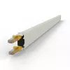PATCHBOX patchbox.one CONE30UTPYL sisäänvedettävä kytkentäkaapelikasetti, 30RU, Cat6a, UTP, keltainen
