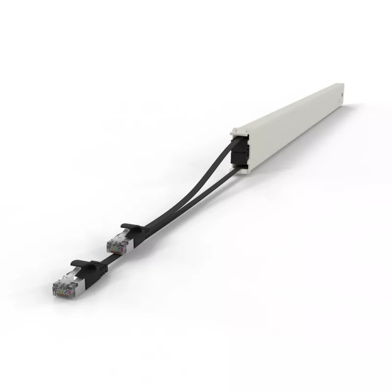 Verkkokaapeli PATCHBOX CONE46STPBK RJ-45 Cat6a 2,5 m musta