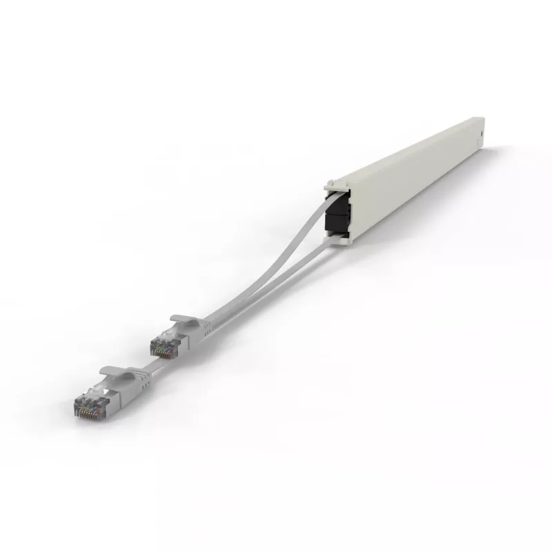 Verkkokaapeli PATCHBOX CONE46STPSL RJ-45 Cat6a 2,5 m harmaa