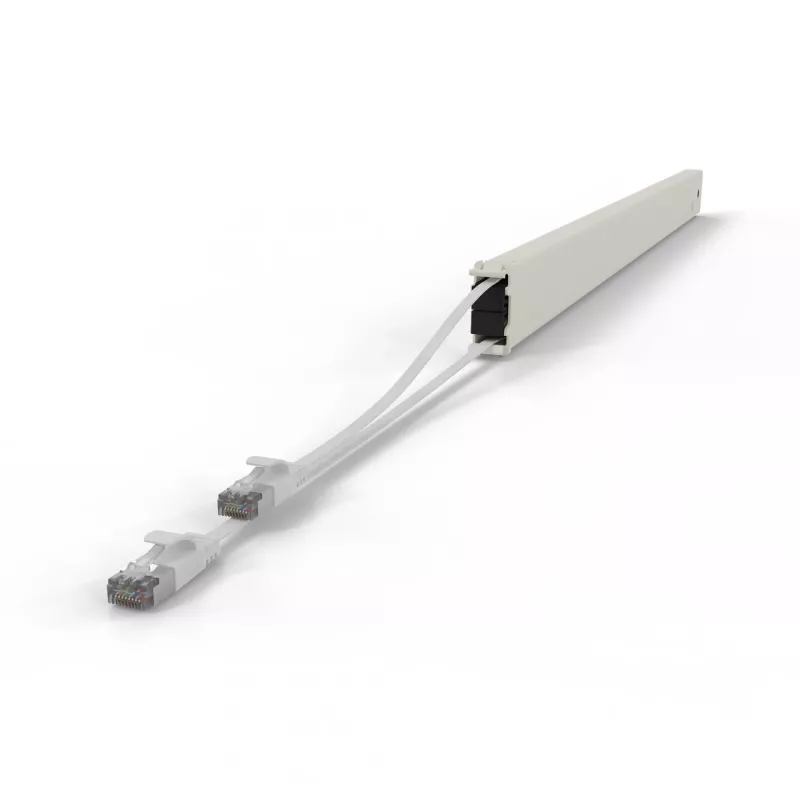 Verkkokaapeli PATCHBOX CONE46STPWH 2,5 m Cat6a U/FTP valkoinen