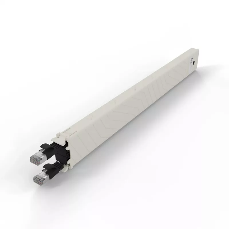 Verkkokaapeli PATCHBOX CONEX8STPBK RJ-45 Cat6a 0,8 m musta