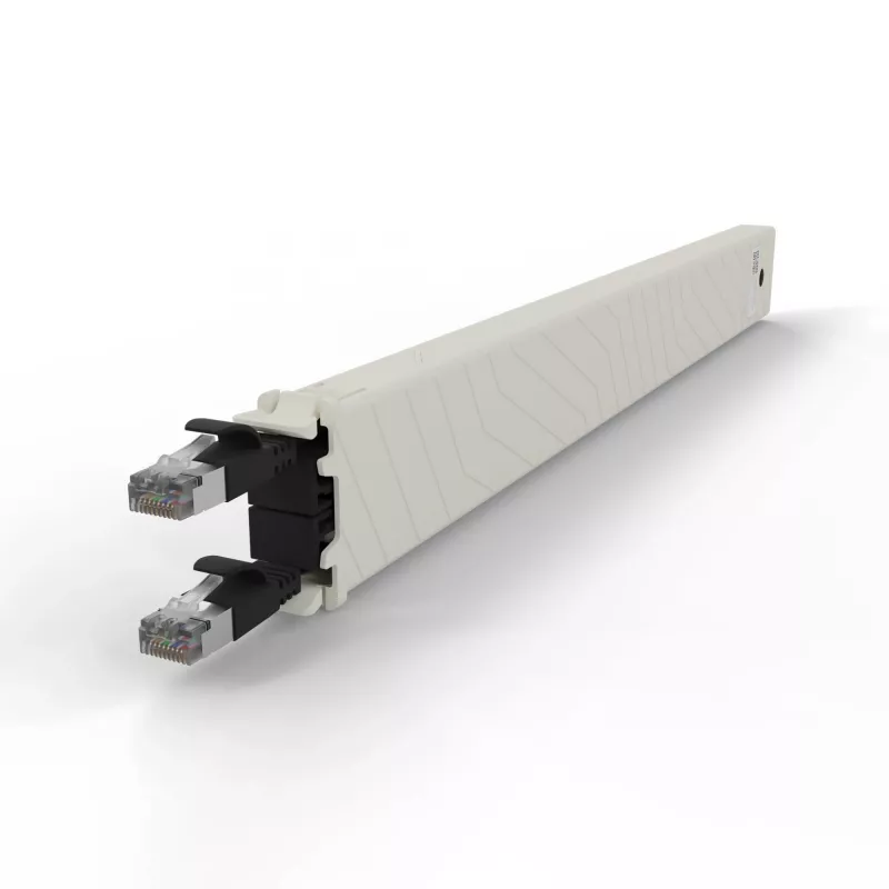 Verkkokaapeli PATCHBOX CONEX8STPBK RJ-45 Cat6a 0,8 m musta