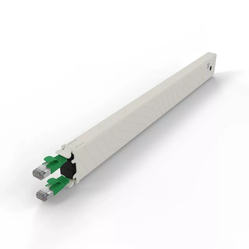 Verkkokaapeli PATCHBOX CONEX8STPGR RJ-45 Cat6a 0,8 m vihreä