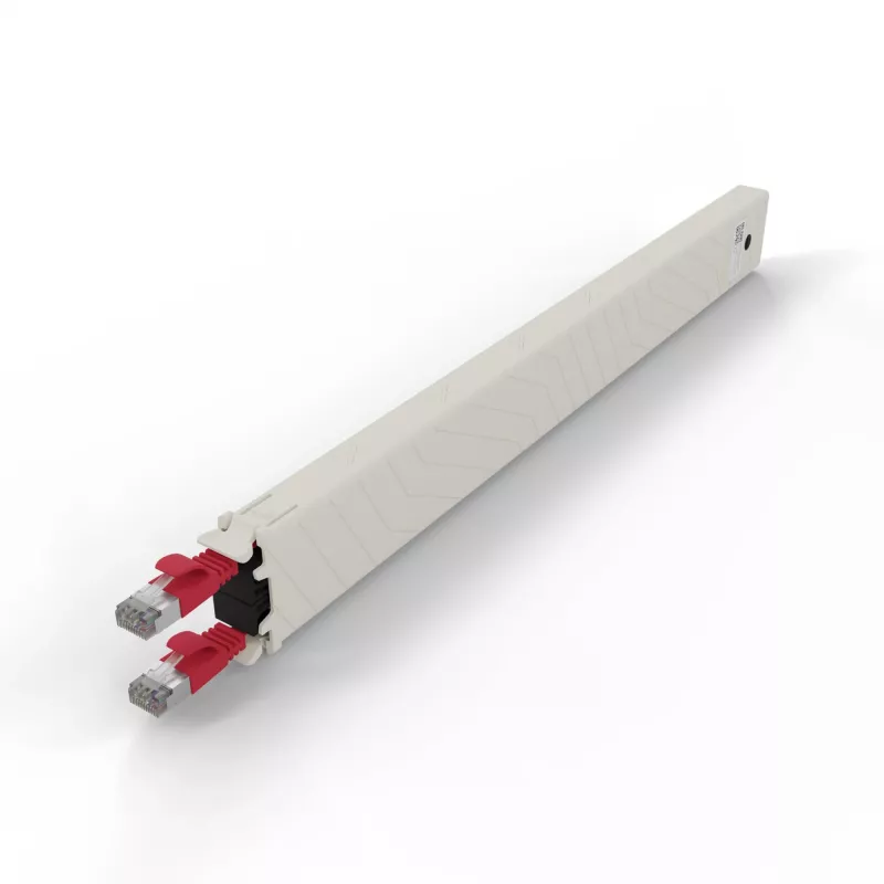 Verkkokaapeli PATCHBOX CONEX8STPRD RJ-45 Cat6a 0,8 m punainen