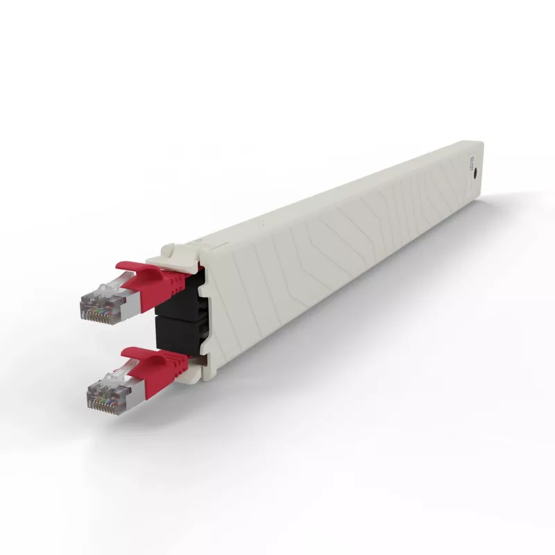Verkkokaapeli PATCHBOX CONEX8STPRD RJ-45 Cat6a 0,8 m punainen