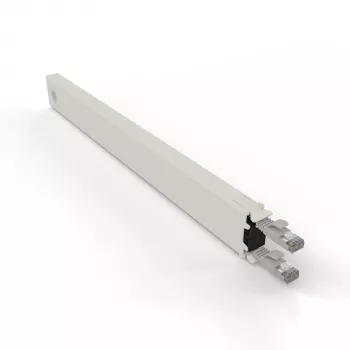 Verkkokaapeli PATCHBOX CONEX8STPSL RJ-45 Cat6a 0,8 m harmaa