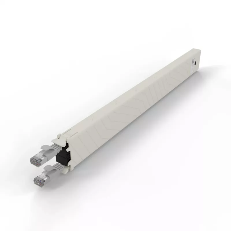 Verkkokaapeli PATCHBOX CONEX8STPSL RJ-45 Cat6a 0,8 m harmaa