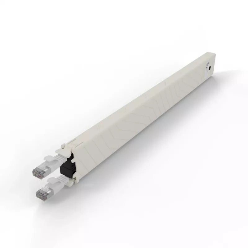 Verkkokaapeli PATCHBOX CONEX8STPWH RJ-45 Cat6a 0,8 m valkoinen