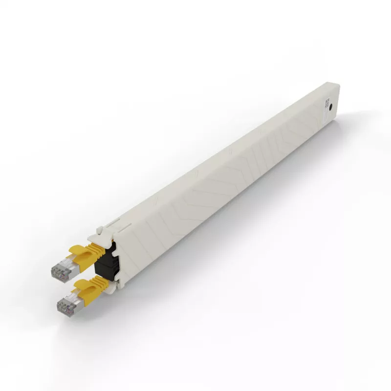 Verkkokaapeli PATCHBOX CONEX8STPYL RJ-45 Cat6a 0,8 m keltainen