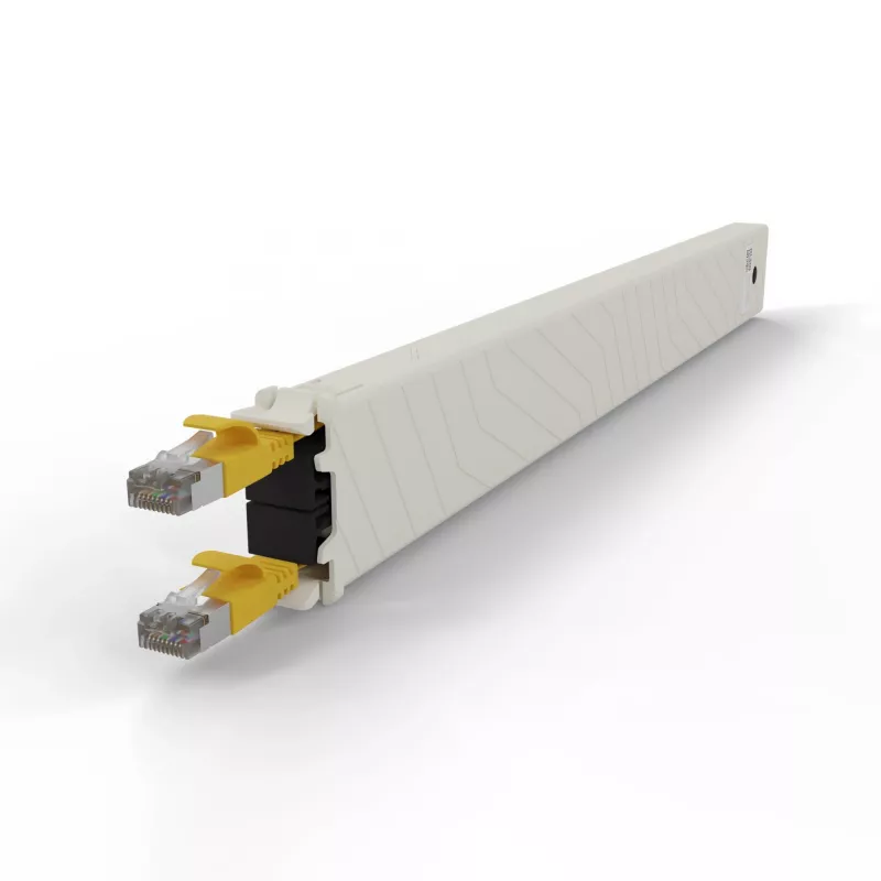 Verkkokaapeli PATCHBOX CONEX8STPYL RJ-45 Cat6a 0,8 m keltainen
