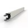 PATCHBOX patchbox.one CONEX8UTPBK sisäänvedettävä kytkentäkaapelikasetti, 8RU, Cat6a, UTP, musta