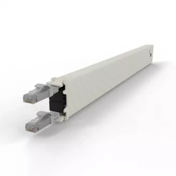 PATCHBOX .one kasetti 8RU UTP harmaa kaapeli 0,8 m Cat6a