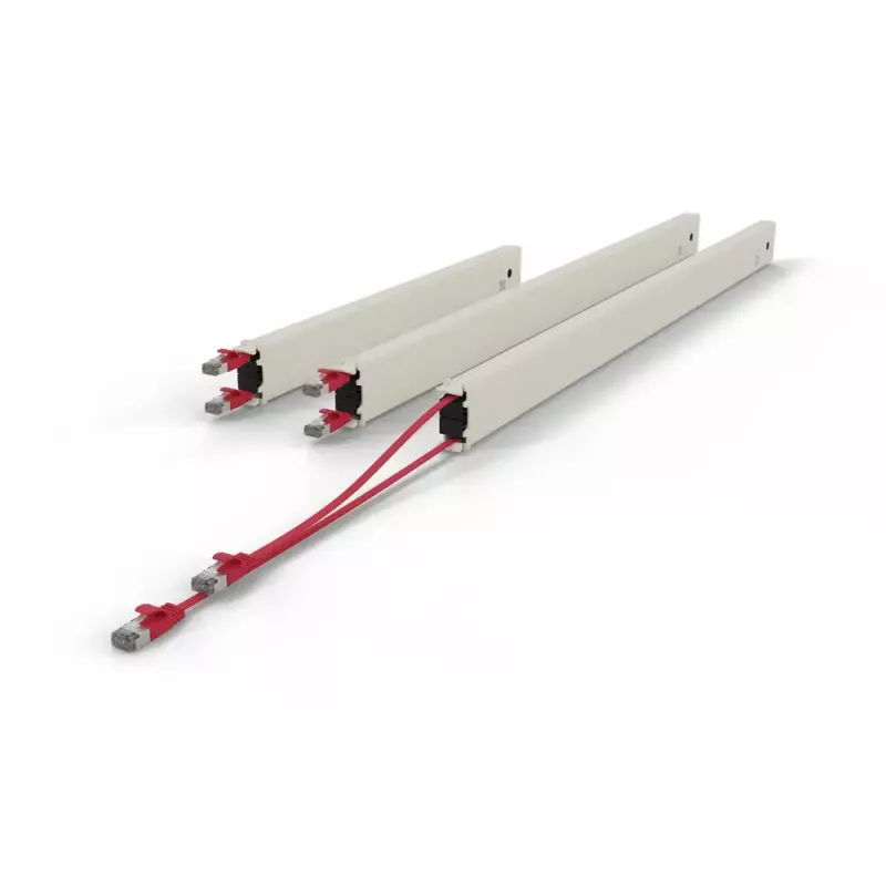 PATCHBOX .one CONEX8UTPSL 8RU Cat6a UTP sisäänvedettävä kuparikasetti