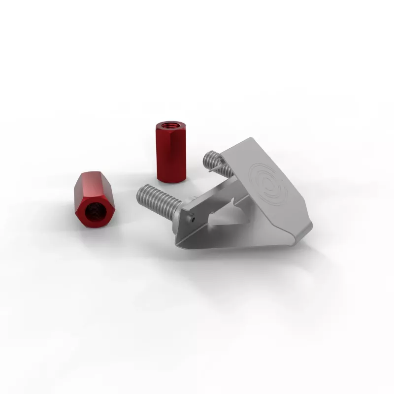 Ruuvit ja mutterit PATCHBOX dvmnt50RD M6 alumiini teräs 50 kpl