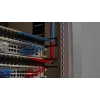 Kaapelinhallintapaneeli PATCHBOX Patchcatch Solo 24 kpl:n pakkaus musta punainen