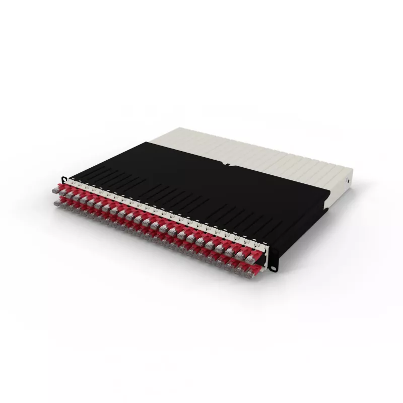 Verkkokaapeli PATCHBOX PONEX8STPRD RJ-45 Cat6a 0,8 m punainen