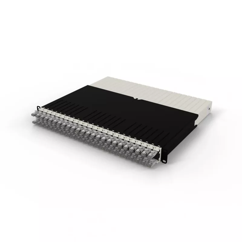 Verkkokaapeli PATCHBOX PONEX8STPSL RJ-45 Cat6a 0,8 m harmaa