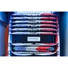 PATCHBOX PBCX8K kaapelinhallinta rack-kaapelipidike musta 4 kpl