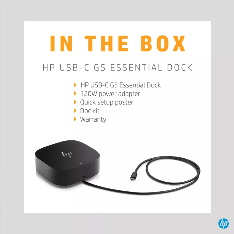 Telakointiasema HP USB-C G5 Essential Dock