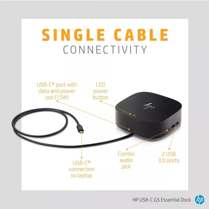 Telakointiasema HP USB-C G5 Essential Dock