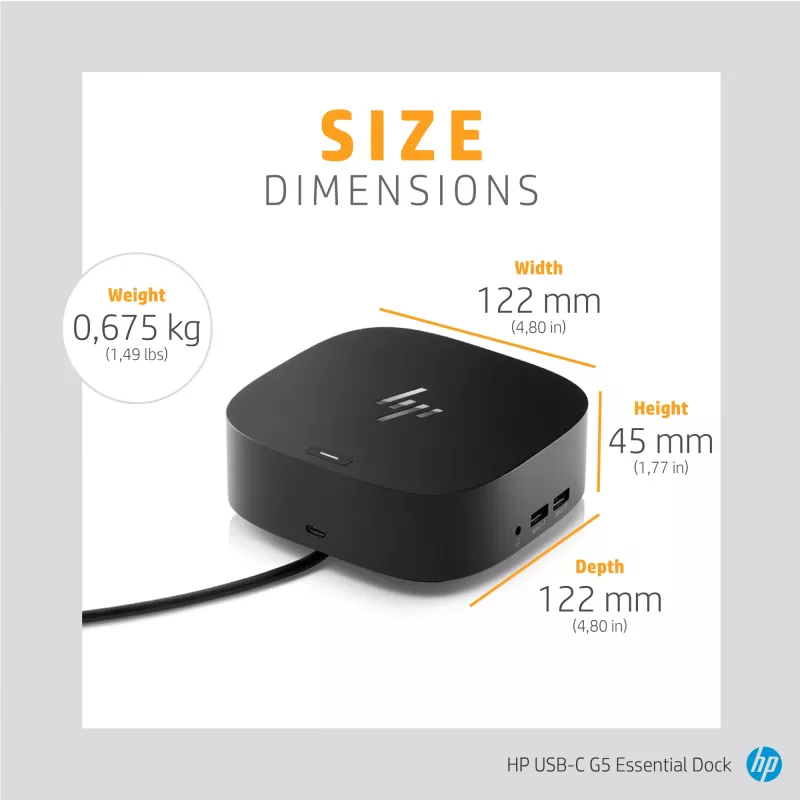 Telakointiasema HP USB-C G5 Essential Dock