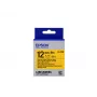 Epson tarrakasetti vahva liima LK-4YBW musta/keltainen 12 mm (9 m)
