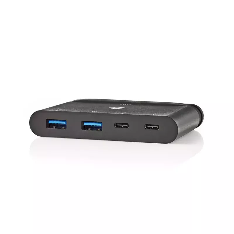 Nedis TCARF250BK USB 3.2 Gen 1 Type-C -keskitin musta