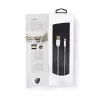Matkapuhelinkaapeli Nedis CCTB39300AL30 alumiini 3 m USB A Lightning