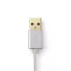Matkapuhelinkaapeli Nedis CCTB39300AL30 alumiini 3 m USB A Lightning