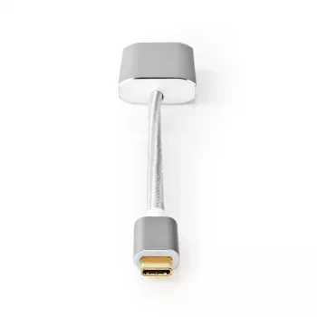 Videokaapeli-adapteri Nedis CCTB64480AL02 0,2 m USB Type-C DisplayPort hopea