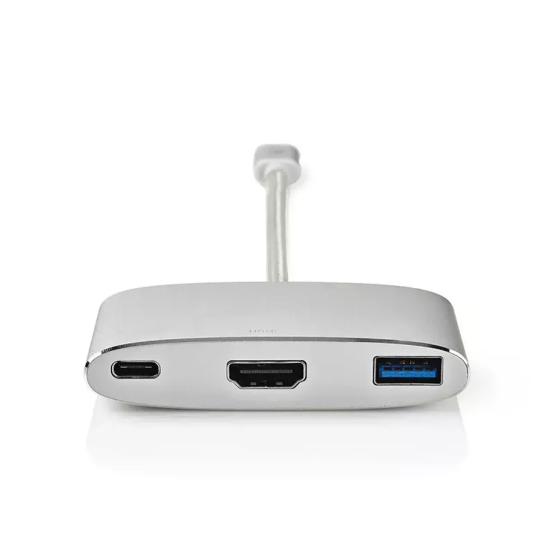 Kannettavan telakka Nedis CCTB64765AL02 hopea 5 Gbit/s
