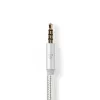 Audiokaapeli Nedis CCTB65940AL10 1 m USB-C - 3,5 mm alumiini