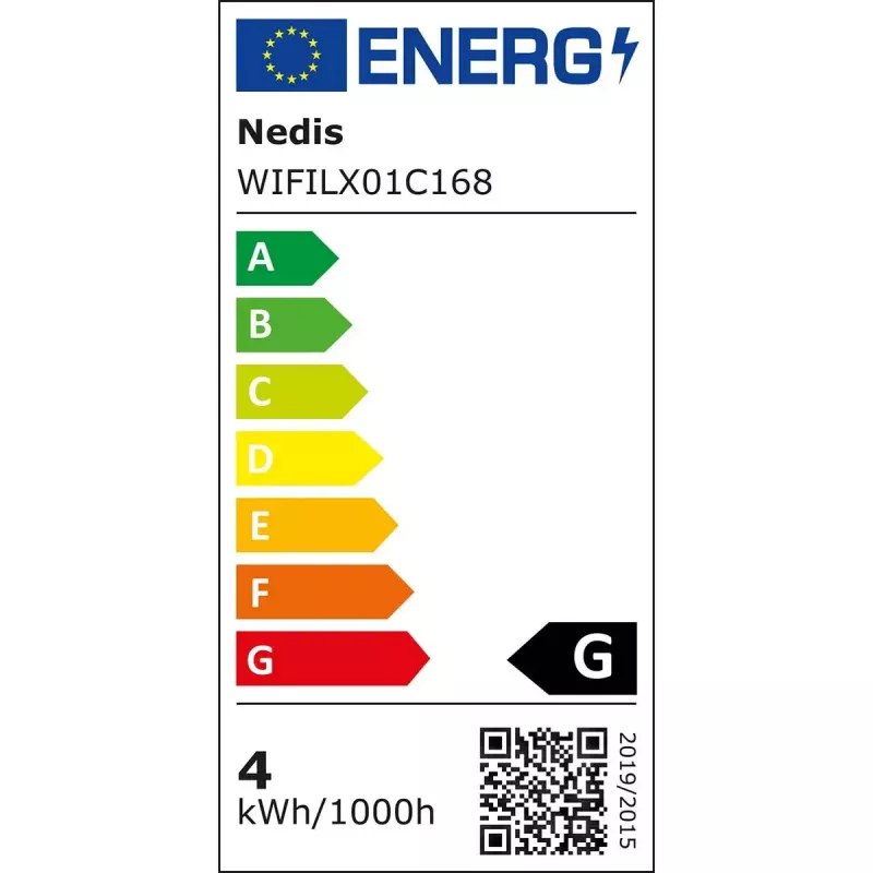 Nedis SmartLife WIFILX01C168 LED-joulukuusen valosarja, 168 LED, RGB, Wi-Fi, 20 m