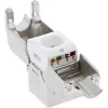 InLine RJ45 Keystone Jack Snap-In-moduuli Cat.6a, ohut muotoilu