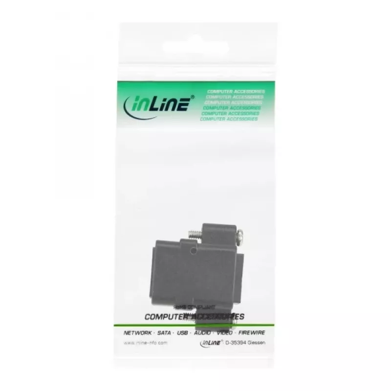 InLine patchkaapeli Cat.5e-liitin UTP 2x RJ45 naaras asennukseen