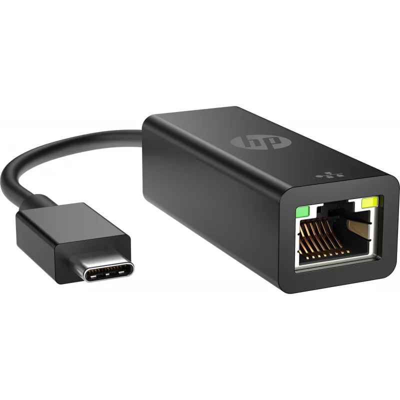 HP USB-C - RJ45-adapteri G2, johdollinen, USB Type-C, musta, Kiina, koti, Windows 10, Windows 11