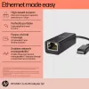 HP USB-C - RJ45-adapteri G2, johdollinen, USB Type-C, musta, Kiina, koti, Windows 10, Windows 11
