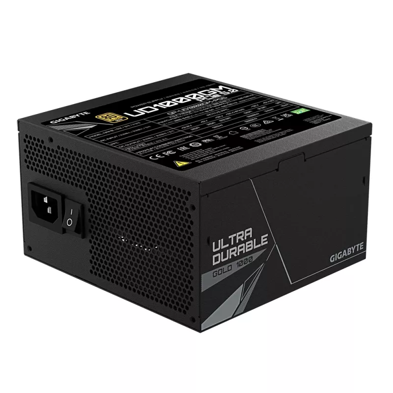 GIGABYTE UD1000GM PG5 virtalähde 1000 W 20+4 pin ATX ATX musta