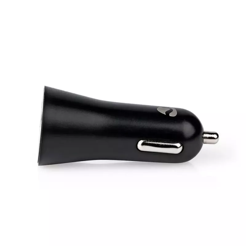 Nedis CCPDL20W111BK autolaturi 20W, 1x USB-C, Lightning 8-pin -kaapeli, musta