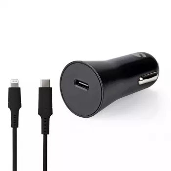 Mobiililaitteiden laturi Nedis CCPDL20W111BK universaali musta tupakansytytin auto 12–24V