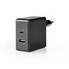 Mobiililaitteen laturi Nedis WCPD45W100BK universaali musta USB sisätila