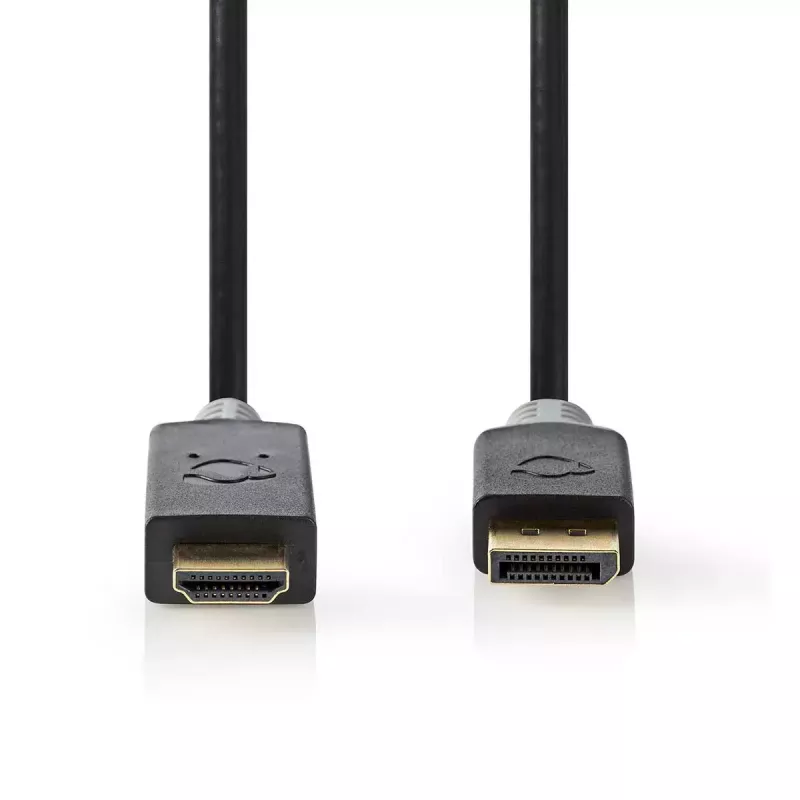 Videokaapeli-sovitin Nedis CCBW37100AT10 1m DisplayPort - HDMI musta