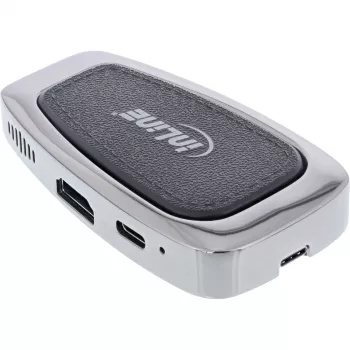 USB-keskitin InLine USB 3.2 Gen. 2 Multi Hub (2xUSB-A + 1xHDMI + 1xUSB-C)