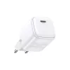Sisälaturi Ugreen 15324 universaali valkoinen AC 1 USB Type-C liitäntä