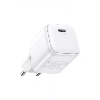 Sisälaturi Ugreen 15324 universaali valkoinen AC 1 USB Type-C liitäntä