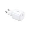 Sisälaturi Ugreen 15324 universaali valkoinen AC 1 USB Type-C liitäntä