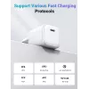 Sisälaturi Ugreen 15324 universaali valkoinen AC 1 USB Type-C liitäntä